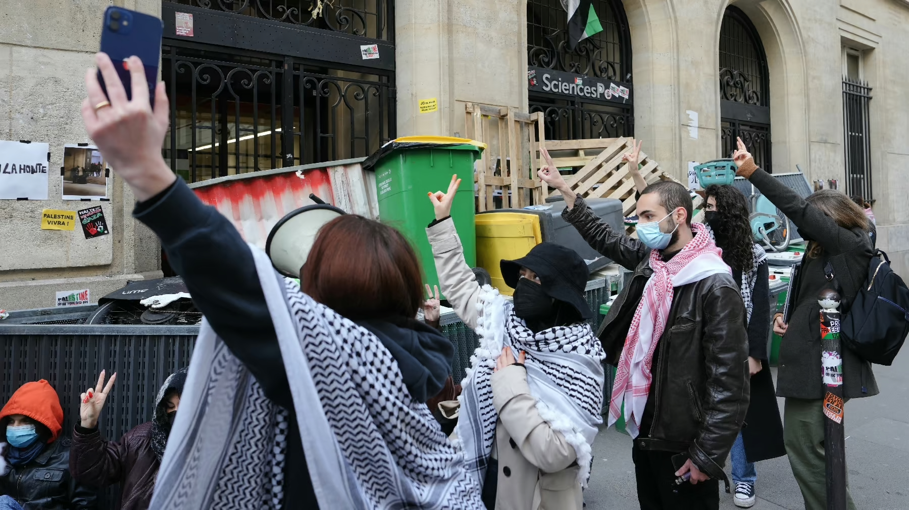 Universitatea de Ştiinţe Politice din Paris s-a închis vineri, din cauza protestelor în sprijinul palestinienilor