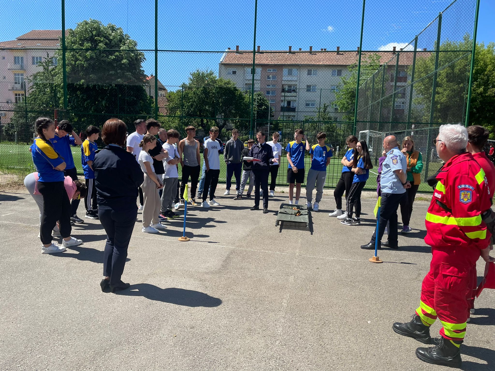 Concurs în domeniul protecției civile  la Școala Gimnazială ”Octavian Goga”