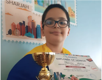 Un elev român eminent, premiat la un concurs mondial de aritmetică mental