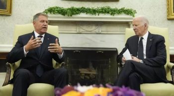 Președintele Iohannis, primit la  Casa Albă de președintele Biden