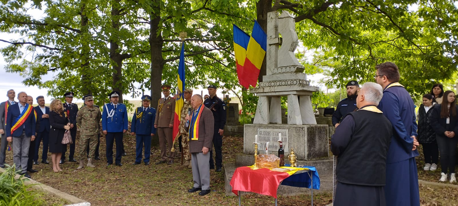 Eroii din Ardud, Gerăușa și Mădăras au fost comemorați