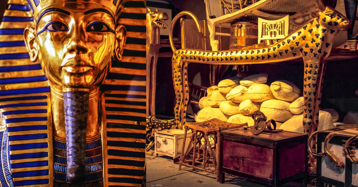 Descoperirea mormântului faraonului Tutankhamon  a dus la creșterea popularității dermatografului