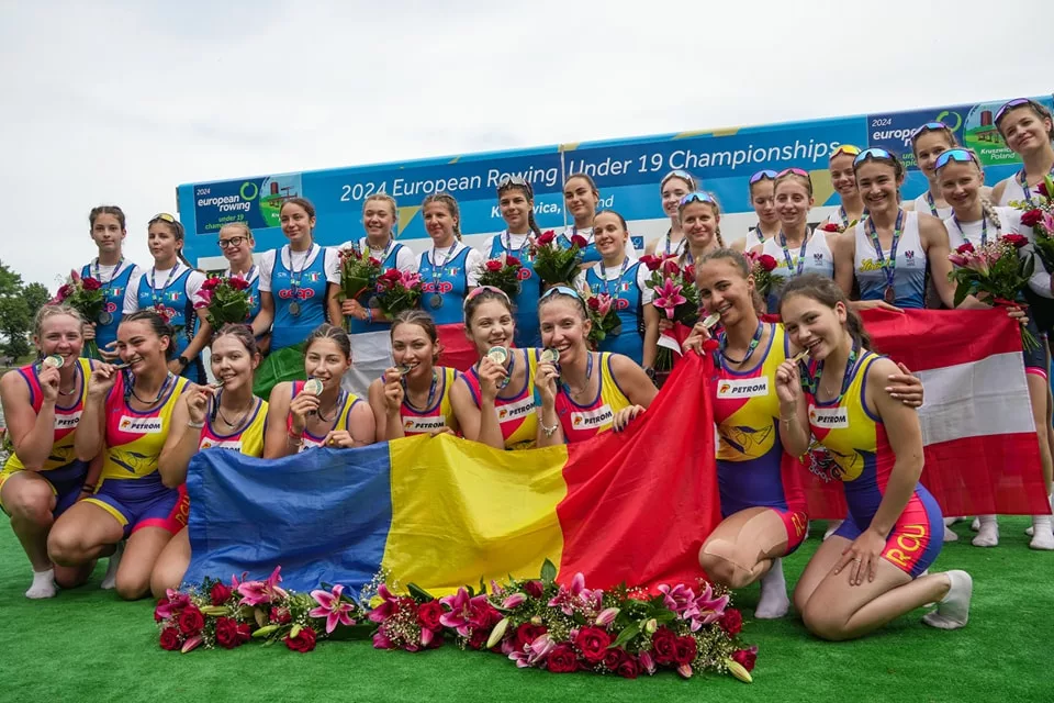România domină Europenele de Canotaj Under-19