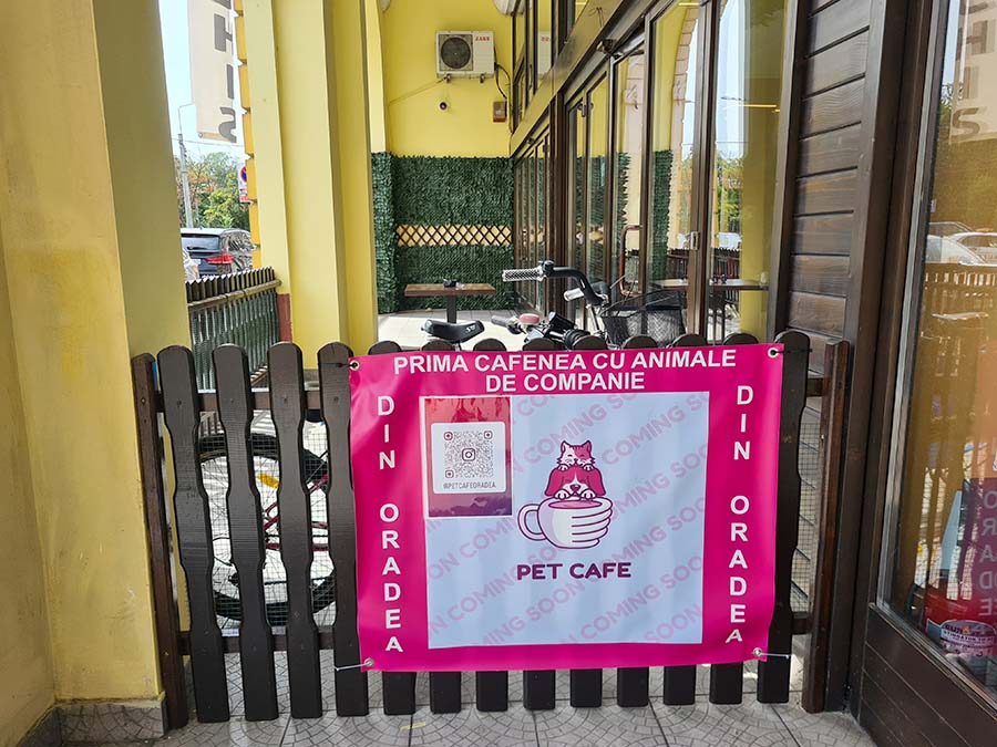 Cafeneaua Pet Cafe din Oradea nu acceptă animale!