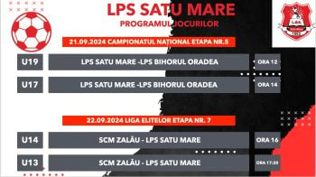 Echipele de fotbal U19 și U17 joacă un meci important pe terenul Dinamo împotriva LPS Bihorul Oradea.