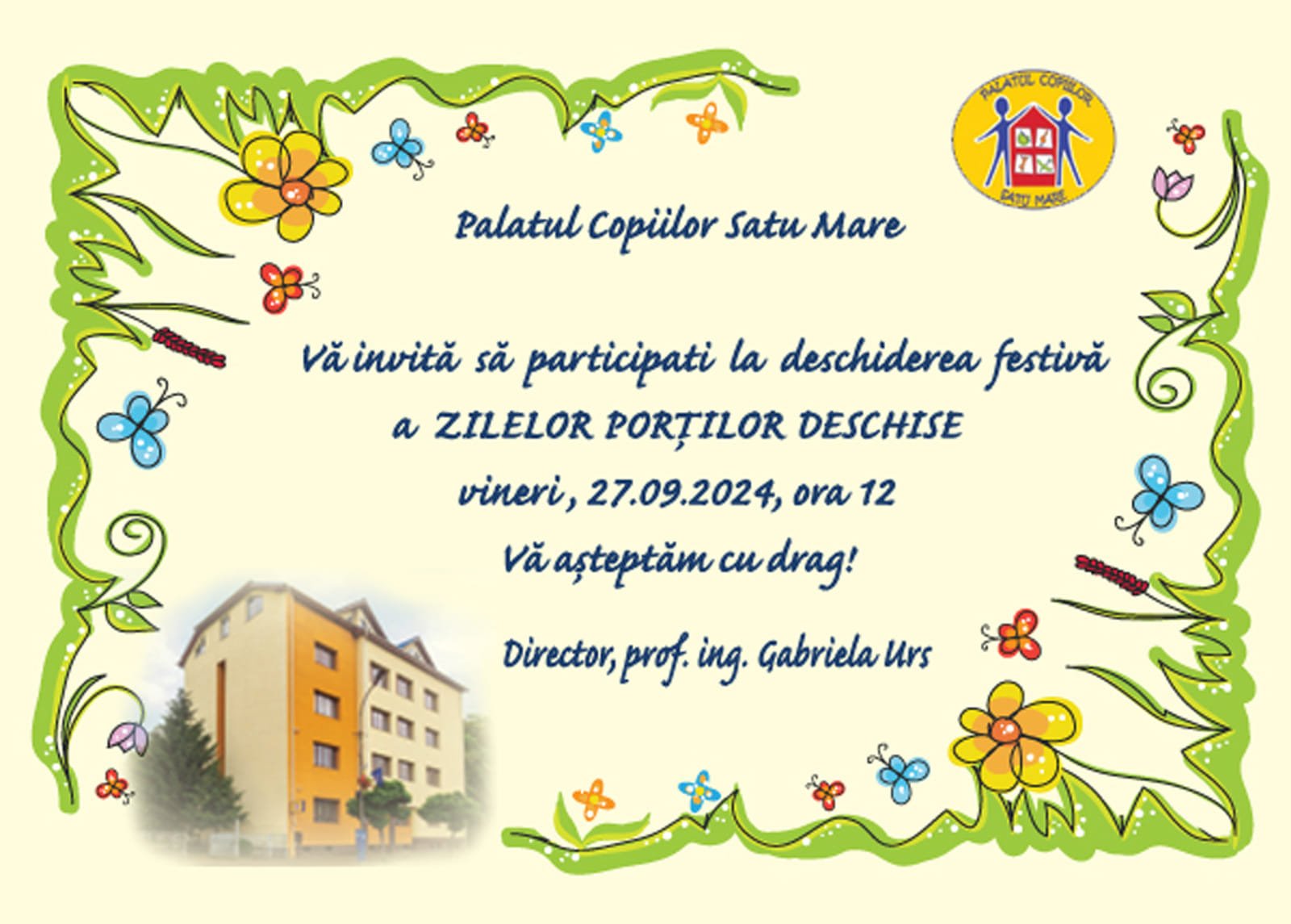 Zilei Porților Deschise la Palatul Copiilor Satu Mare