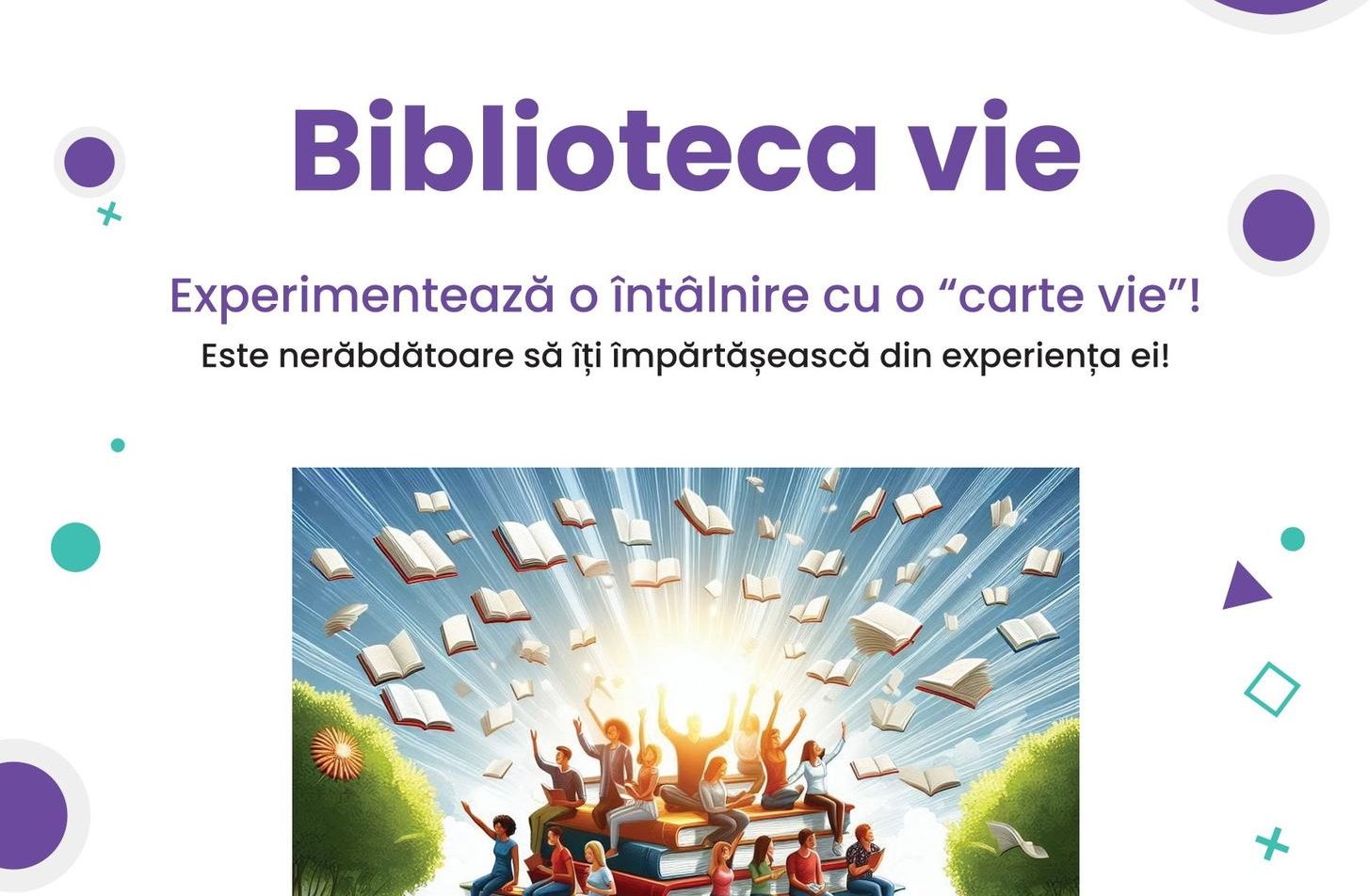 Oameni în loc de cărți: „Biblioteca Vie” revine la Biblioteca Județeană Satu Mare