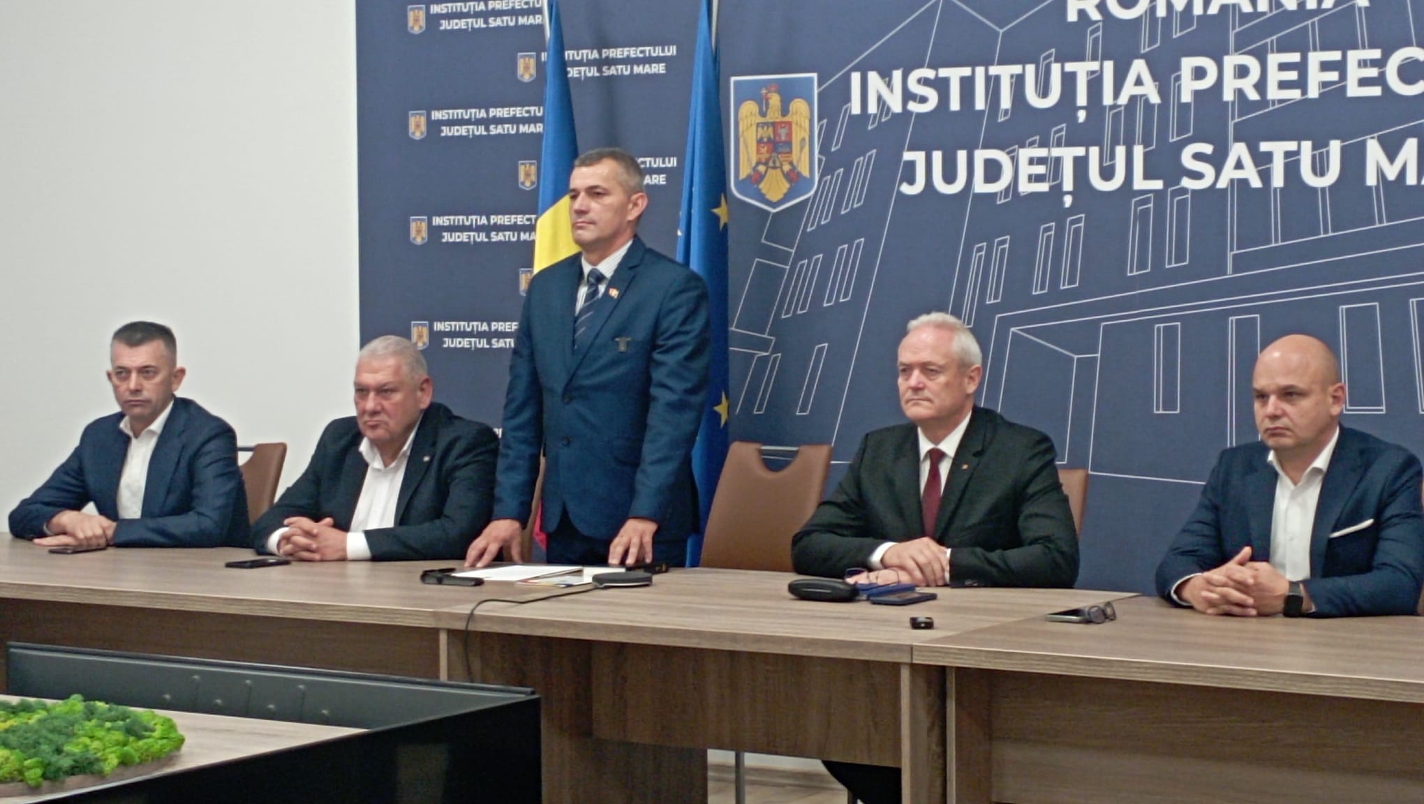 Lt. col. (r) Gheorghe Balazs a fost instalat ieri în funcția de subprefect al județului Satu Mare din partea PNL