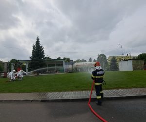 Simulare de incendiu la o stație de carburanți din Satu Mare